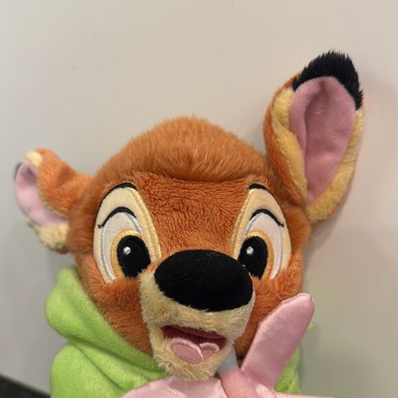 Disney Baby Bambi Plush With Plush Leaf Swaddle Blanket  11” - Picture 2 of 12